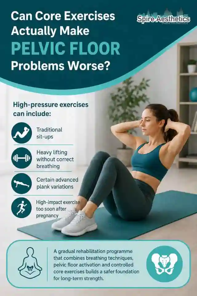Can Strengthening Your Core Alone Actually Make Pelvic Floor Problems Worse Witley?